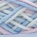 Algodón - #C006M - Celeste - Crudo - Rosado - Algodón Delgado